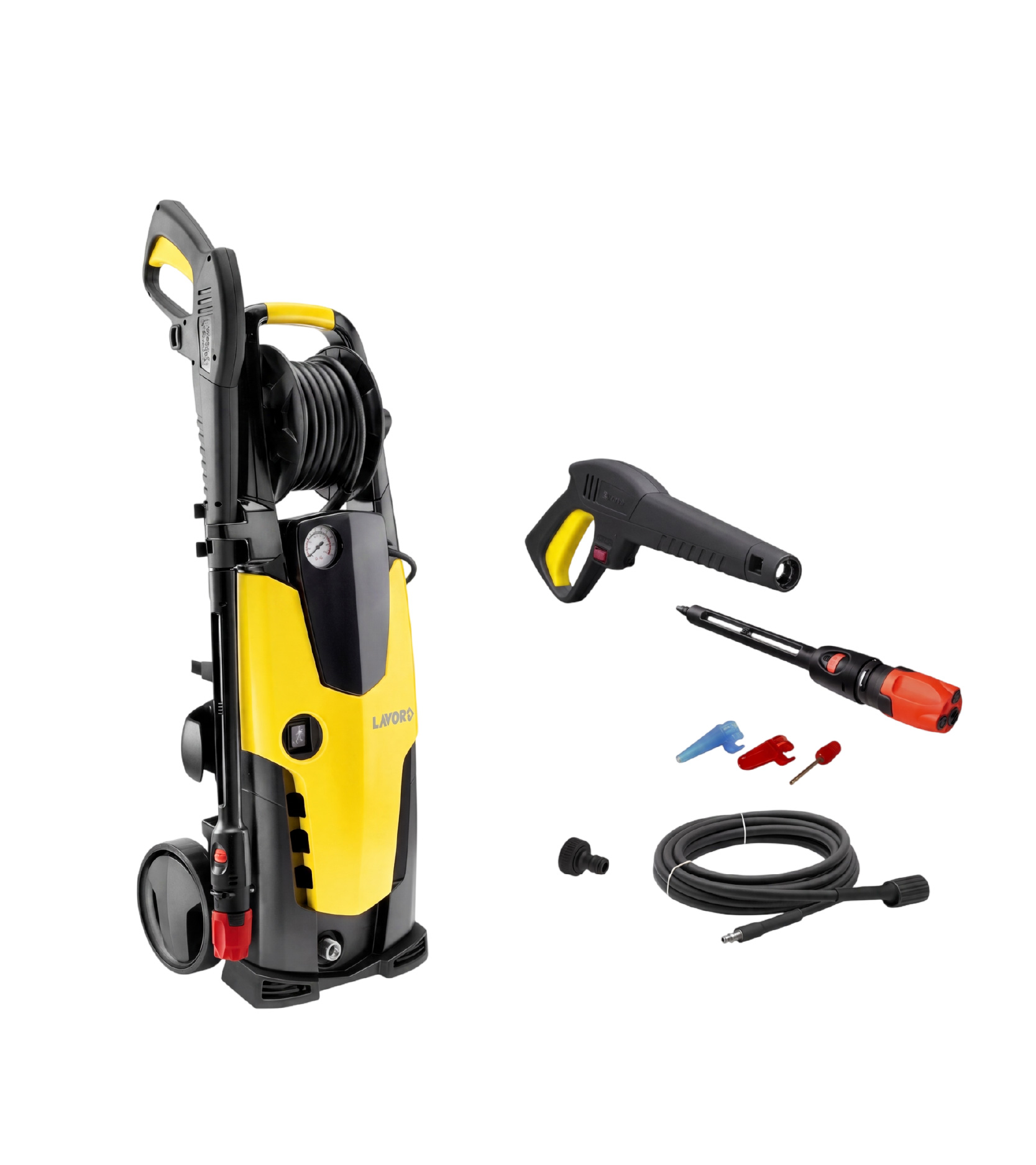 Yellow High-Pressure Washer